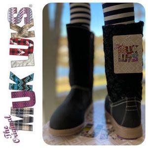 Muk Luks Cable Knit Boots, 7 - NWT